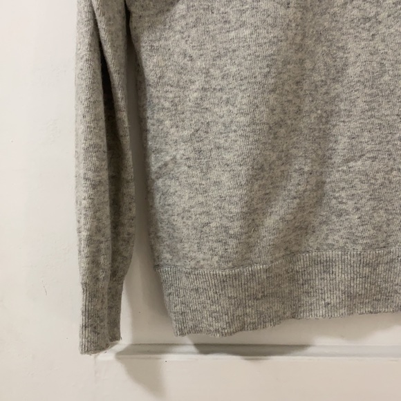 JCrew | Grey Wool Sweater with Stripes S - Picture 7 of 7